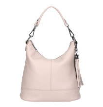 Női bőr kézitáska MI38 rózsaszín Made in Italy