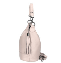 Női bőr kézitáska MI38 rózsaszín Made in Italy