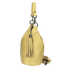 Női bőr kézitáska MI38 okker Made in Italy