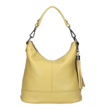 Női bőr kézitáska MI38 okker Made in Italy