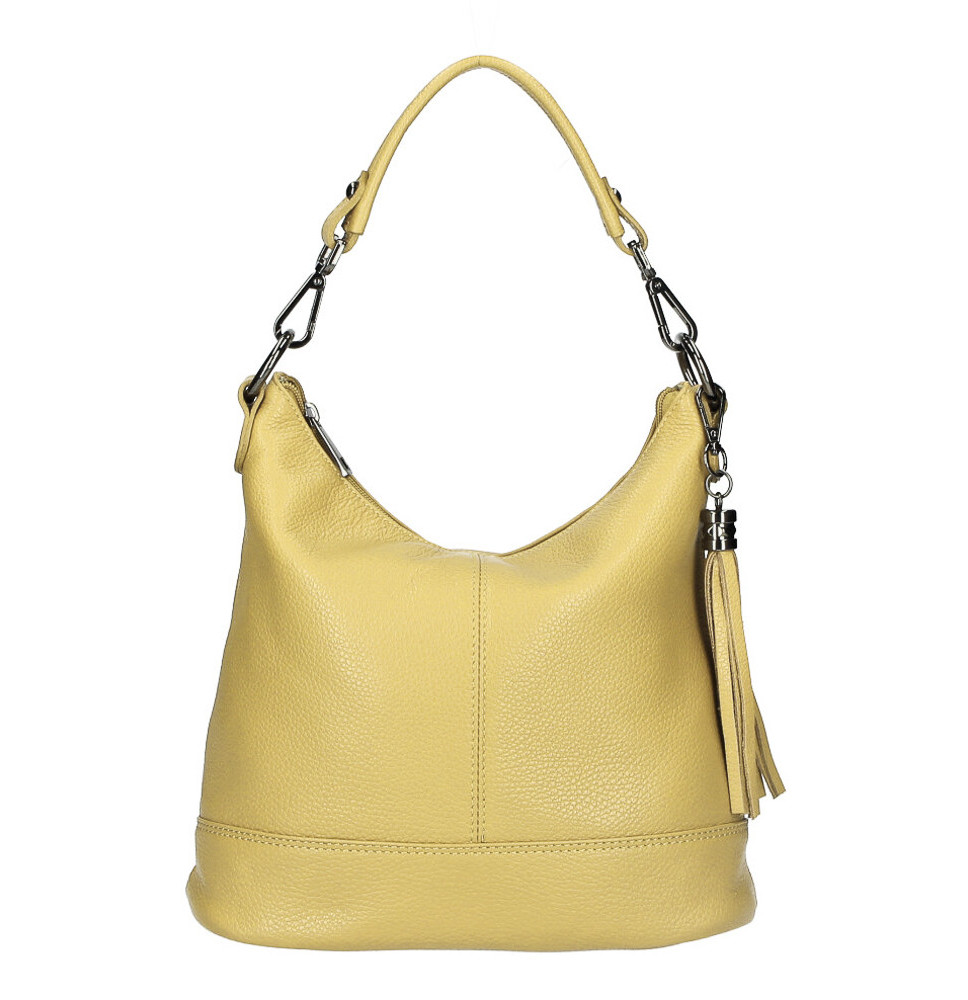 Női bőr kézitáska MI38 okker Made in Italy