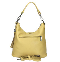 Női bőr kézitáska MI38 okker Made in Italy