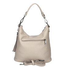 Női bőr kézitáska MI38 szürkésbarna Made in Italy