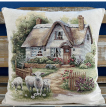 Párnahuzat gobelin 42x42 cm Eden 1343 A NA