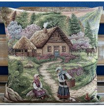 Párnahuzat gobelin 42x42 cm Eden 6231
