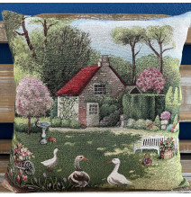 Párnahuzat gobelin 42x42 cm Eden 6233