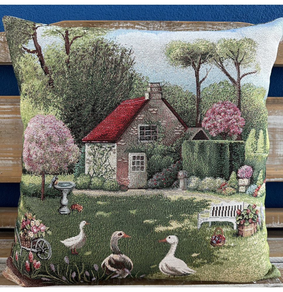 Párnahuzat gobelin 42x42 cm Eden 6233