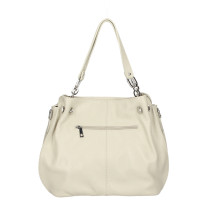 Női bőr kézitáska 842 beige Made in Italy