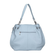 Női bőr kézitáska 842 ég kék Made in Italy