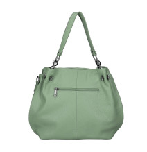 Női bőr kézitáska 842 menta Made in Italy
