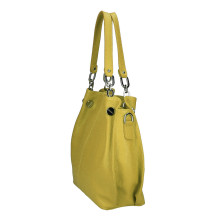 Női bőr kézitáska 842 okker Made in Italy