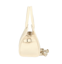 Női bőr kézitáska 306 bézs Made in Italy