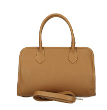 Női bőr kézitáska 306 konyak Made in Italy