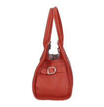 Női bőr kézitáska 306 piros Made in Italy