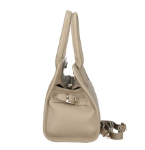 Női bőr kézitáska 306 szürkésbarna Made in Italy