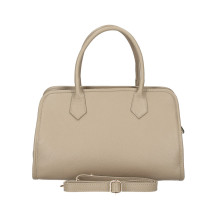 Női bőr kézitáska 306 szürkésbarna Made in Italy