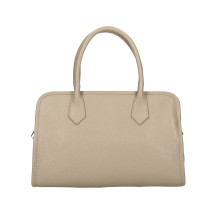 Női bőr kézitáska 306 szürkésbarna Made in Italy