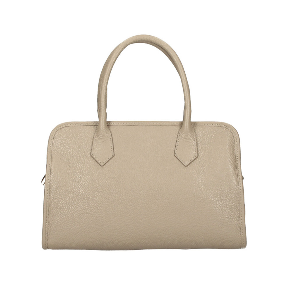 Női bőr kézitáska 306 szürkésbarna Made in Italy