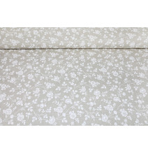 Dekoratív szövet mini fehér virágok