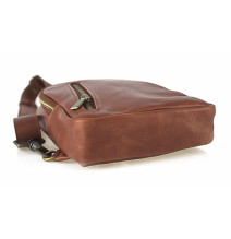 Férfi bőr válltáska 990 kék