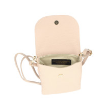 Bőr telefontok 297 bézs Made in Italy