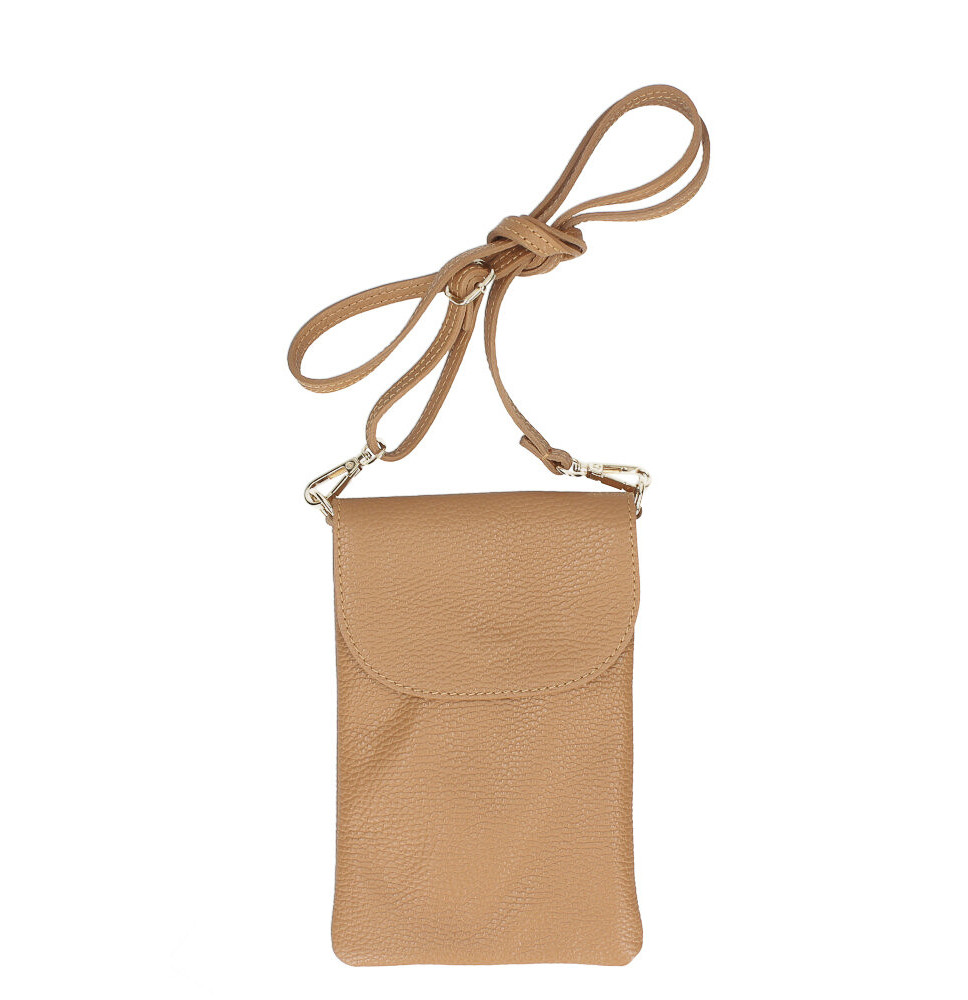 Bőr telefontok 297 konyak Made in Italy