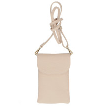 Bőr telefontok 297 púder rózsaszín Made in Italy