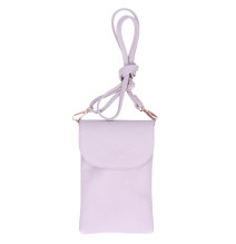 Bőr telefontok 297 halványlila Made in Italy