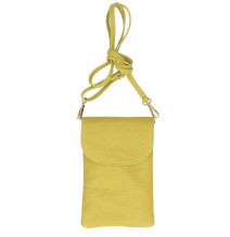 Bőr telefontok 297 okker Made in Italy