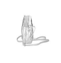 Bőr telefontok 273 ezüst Made in Italy