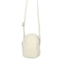 Bőr telefontok 273 bézs Made in Italy