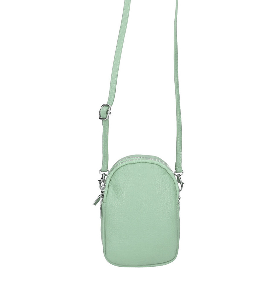 Bőr telefontok 273 menta Made in Italy