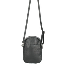 Bőr telefontok 273 feketé Made in Italy