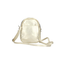 Bőr telefontok 273 aranysárga Made in Italy