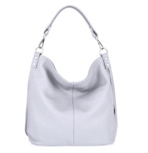 Bőr válltáska 981 szürke Olaszországban