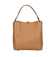 Bőr kézitáska 307 konyak Made in Italy