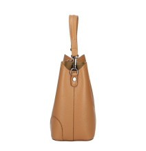 Bőr kézitáska 307 konyak Made in Italy