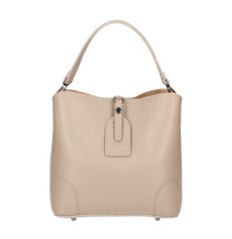 Bőr kézitáska 307 púderrózsaszín Made in Italy