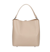 Bőr kézitáska 307 púderrózsaszín Made in Italy