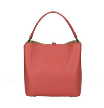 Bőr kézitáska 307 piros Made in Italy