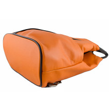 Bőr hátizsák sárga + fekete Készült Olaszországban