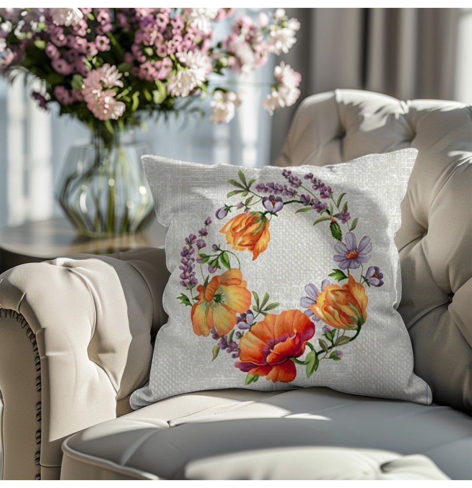 Párnahuzat gobelin 42x42 cm Eden 1298