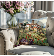Párnahuzat gobelin 42x42 cm Eden 1361