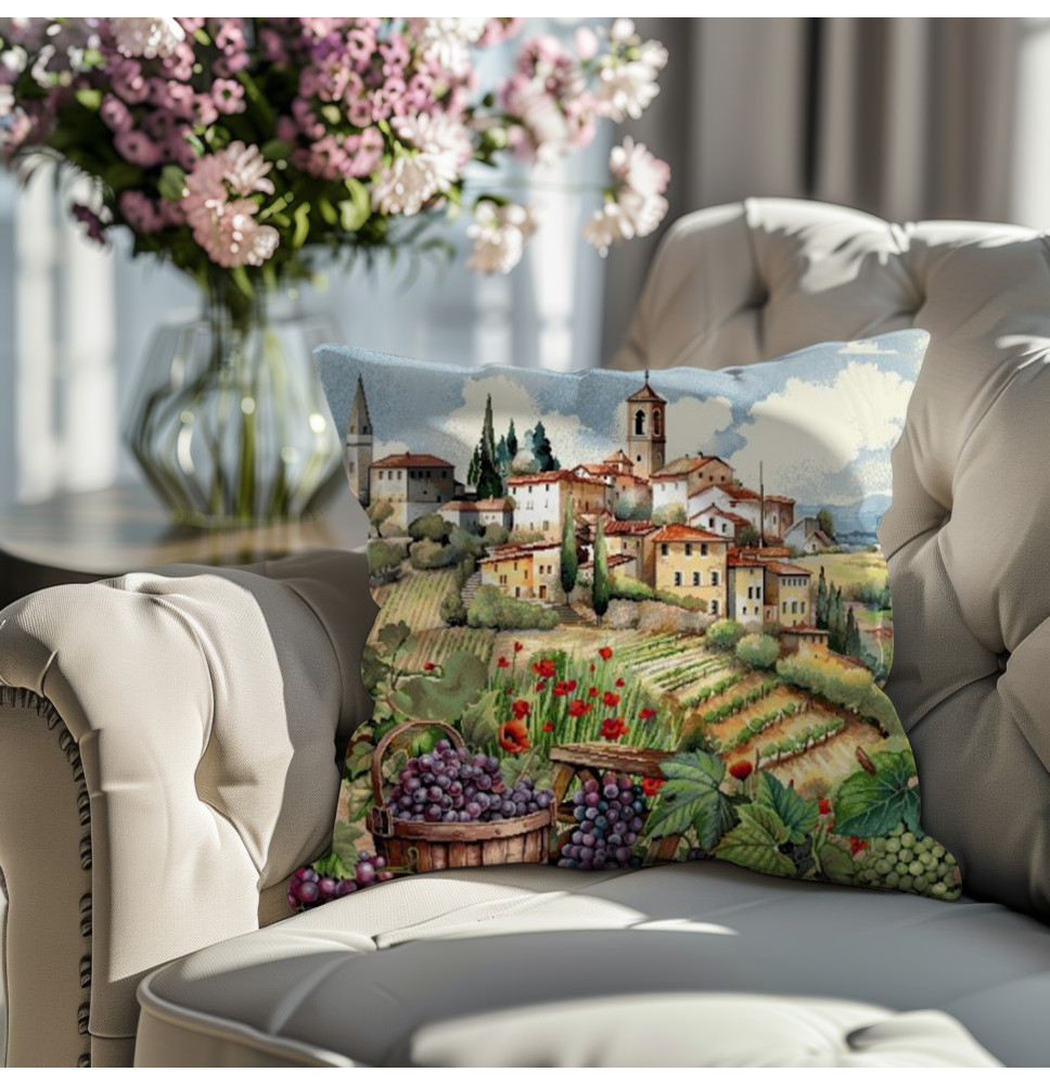 Párnahuzat gobelin 42x42 cm Eden 1361