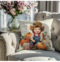 Párnahuzat gobelin 42x42 cm Eden 6222