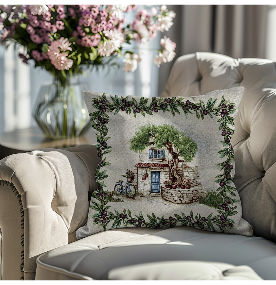 Párnahuzat gobelin 42x42 cm MIGD036