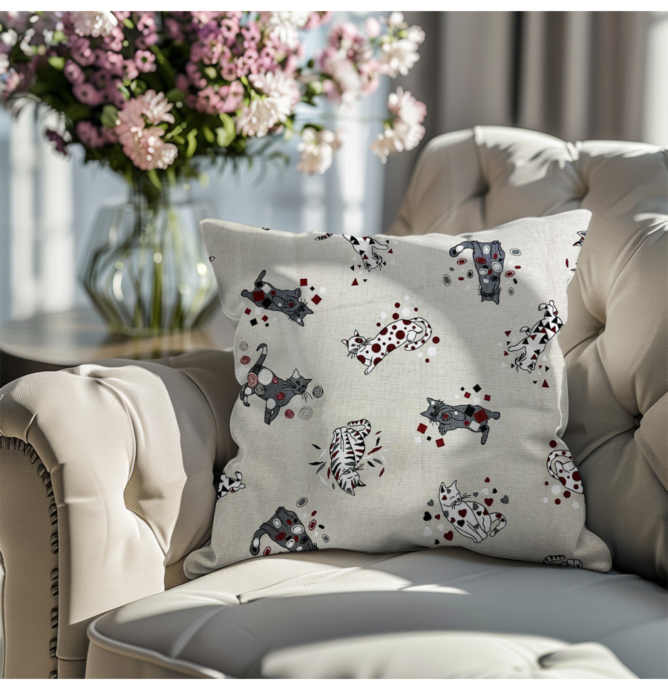 Párnahuzat macskák