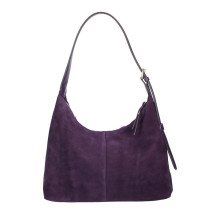 Bőr válltáska 128 lila Made in Italy