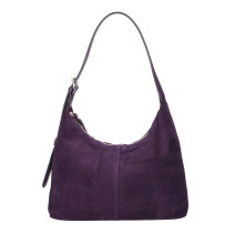 Bőr válltáska 128 lila Made in Italy