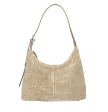 Bőr válltáska 128 taupe Made in Italy